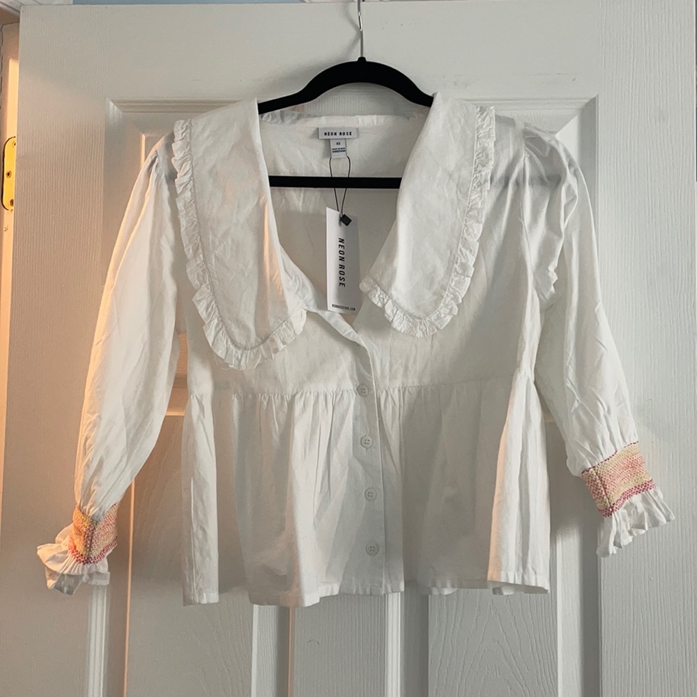NWT Neon Rose Top